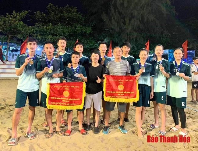 Thanh Hóa xếp thứ 4 tại giải vô địch cầu mây bãi biển toàn quốc 2019
