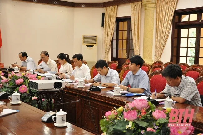 Duyệt nội dung, chương trình Đại hội Hội Nhà báo tỉnh Thanh Hóa lần thứ VI, nhiệm kỳ 2020- 2025