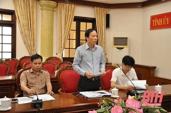 Duyệt nội dung, chương trình Đại hội Hội Nhà báo tỉnh Thanh Hóa lần thứ VI, nhiệm kỳ 2020- 2025