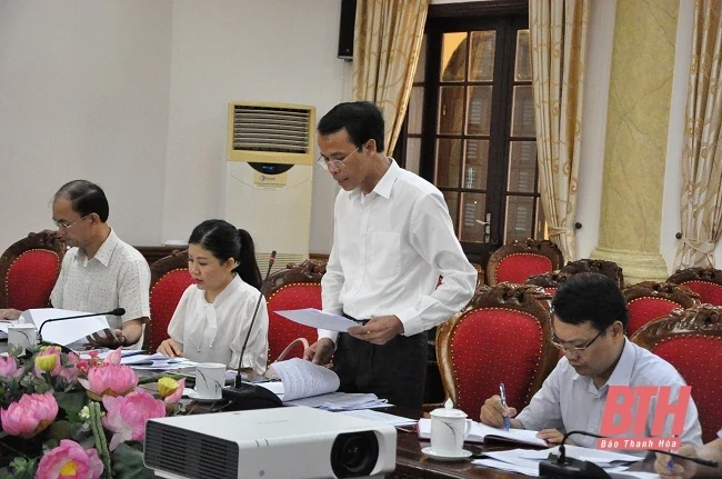 Duyệt nội dung, chương trình Đại hội Hội Nhà báo tỉnh Thanh Hóa lần thứ VI, nhiệm kỳ 2020- 2025