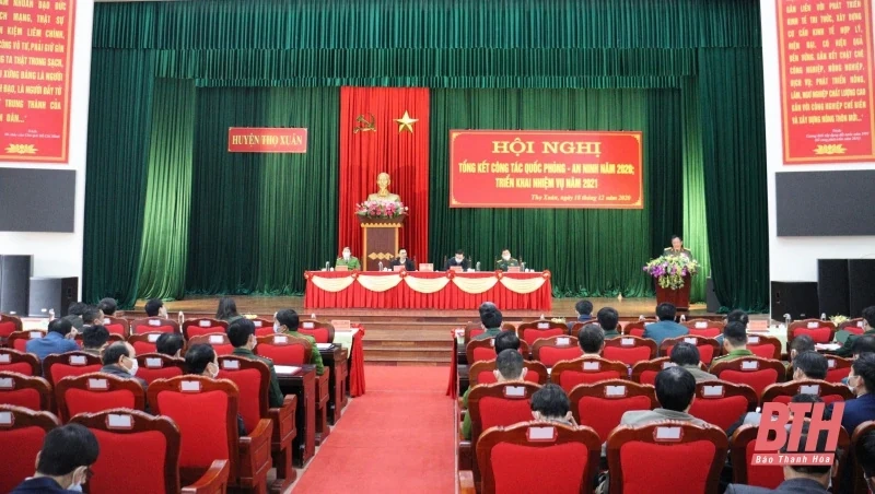 Thọ Xuân tăng cường công tác quốc phòng, giữ vững an ninh chính trị, trật tự an toàn xã hội