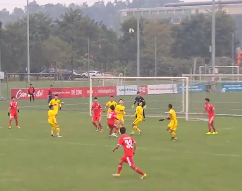 U19 Đông Á Thanh Hoá giành chiến thắng trước U19 Viettel ở trận ra quân vòng loại giải U19 quốc gia