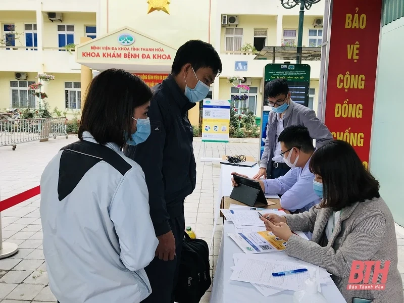 Triển khai thực hiện khai báo y tế bằng quét mã QR Code tại Bệnh viện Đa khoa tỉnh Thanh Hóa