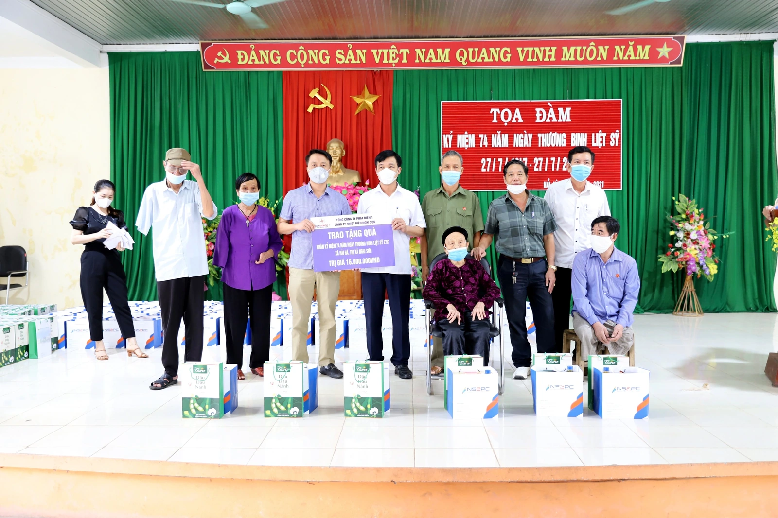 Hoạt động nghĩa tình tháng 7 ở Công ty Nhiệt điện Nghi Sơn