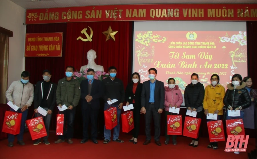 “Tết sum vầy - Xuân bình an” cho đoàn viên, người lao động Ngành Giao thông - Vận tải