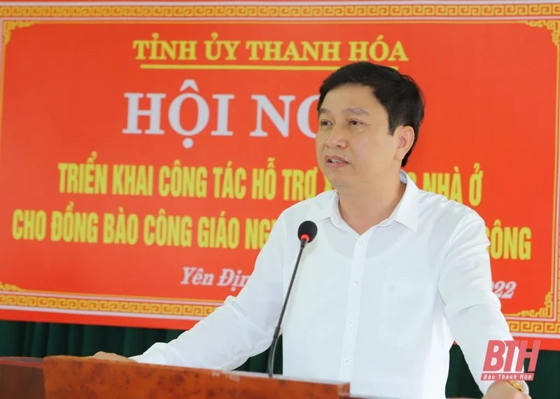 Sớm hoàn thành việc hỗ trợ xây dựng nhà ở cho đồng bào công giáo nghèo sinh sống trên sông lên bờ ổn định cuộc sống