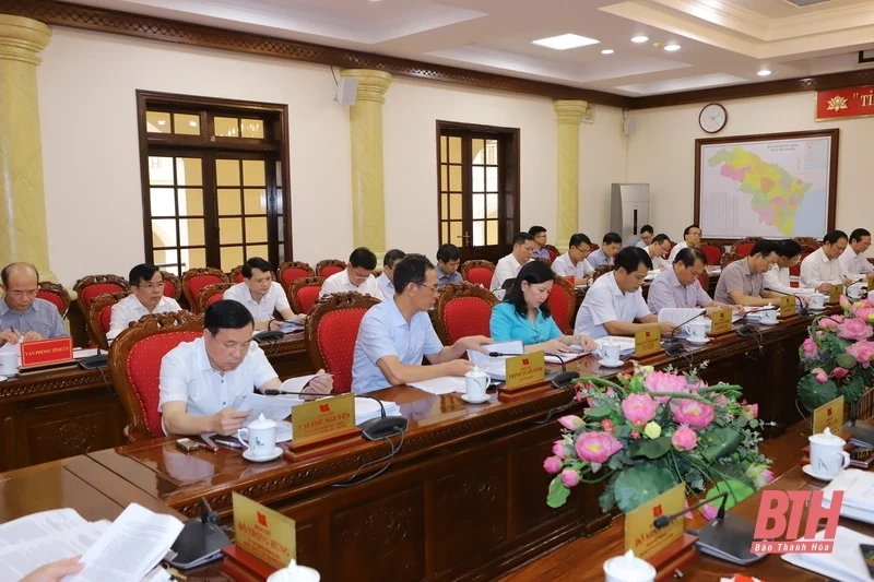 Ban Thường vụ Tỉnh ủy cho ý kiến vào các tờ trình của Ban Cán sự Đảng UBND tỉnh