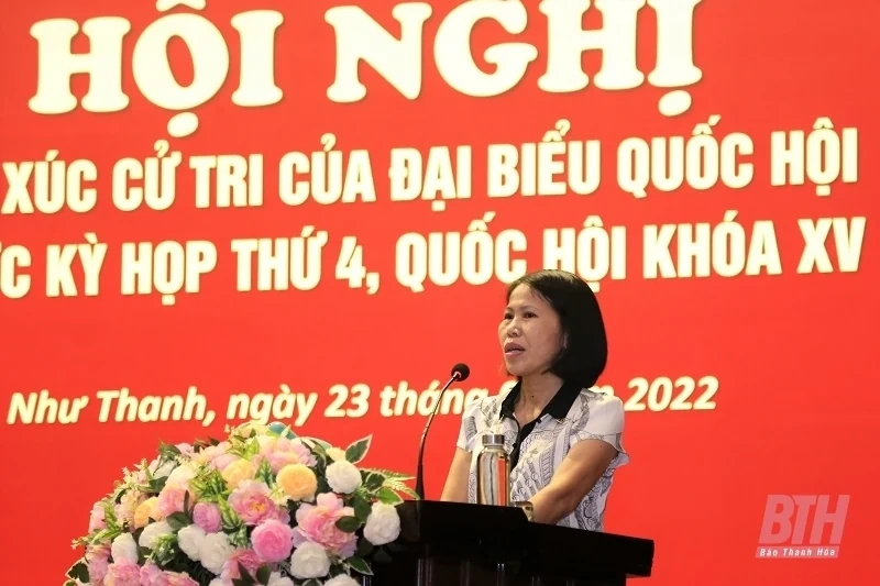 Bộ trưởng Bộ LĐ, TB&XH Đào Ngọc Dung tiếp xúc cử tri huyện Nông Cống và Như Thanh