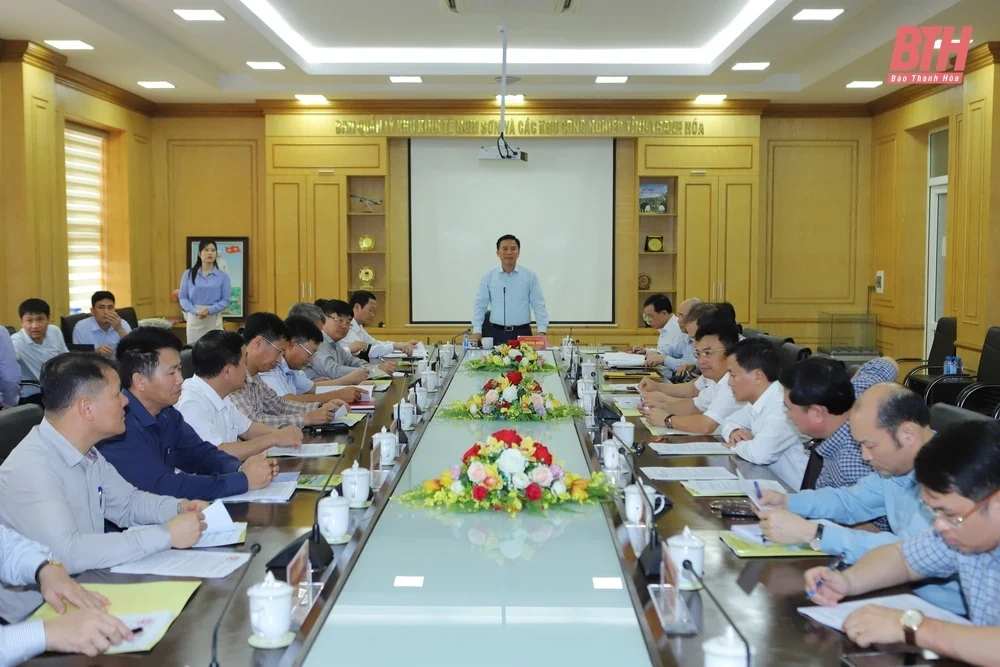 Thường trực Tỉnh ủy khảo sát một số dự án hạ tầng tại Khu Kinh tế Nghi Sơn