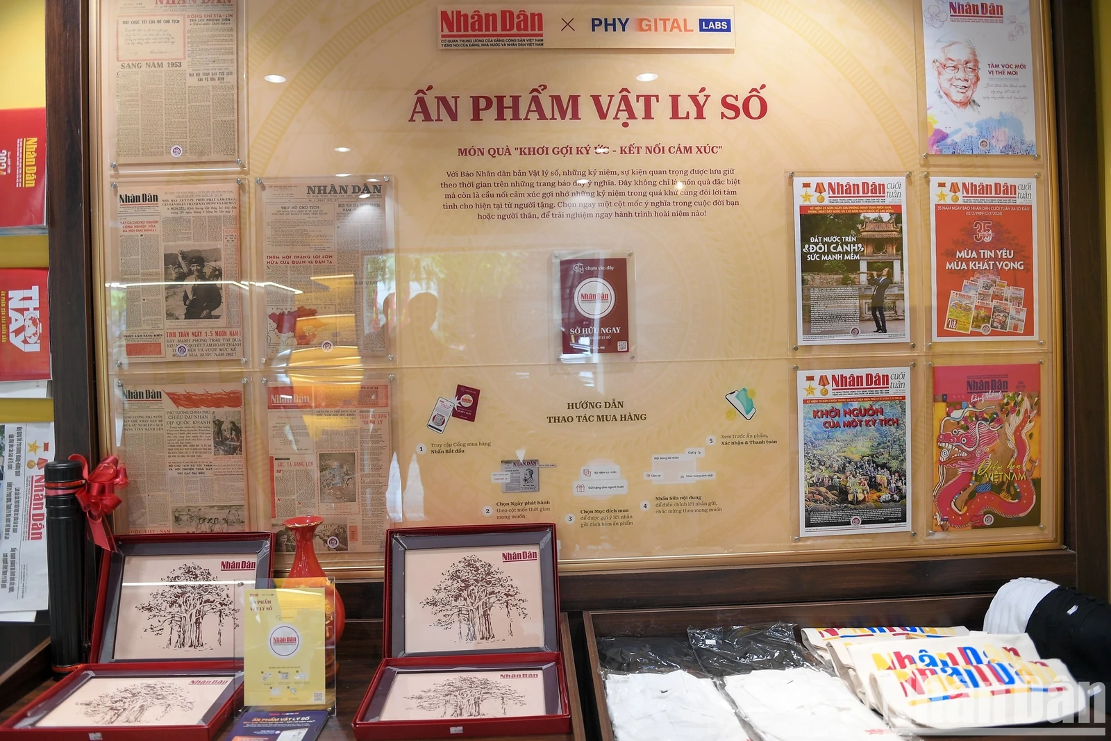 Ra mắt Không gian trưng bày, trải nghiệm và giới thiệu sản phẩm Báo Nhân Dân
