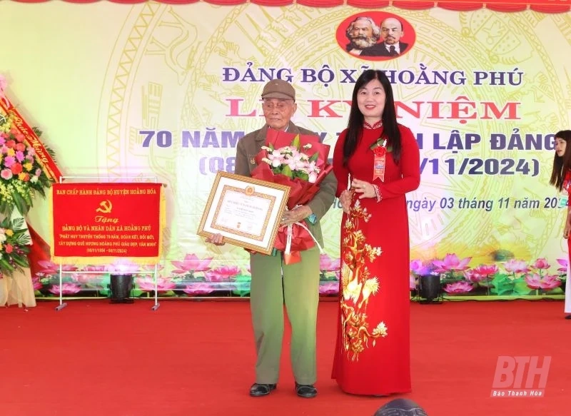 Đảng bộ xã Hoằng Phú kỷ niệm 70 năm ngày thành lập