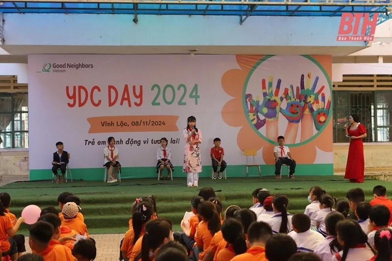 GNI tổ chức Ngày hội YDC DAY 2024 cho các em học sinh trên địa bàn huyện Vĩnh Lộc