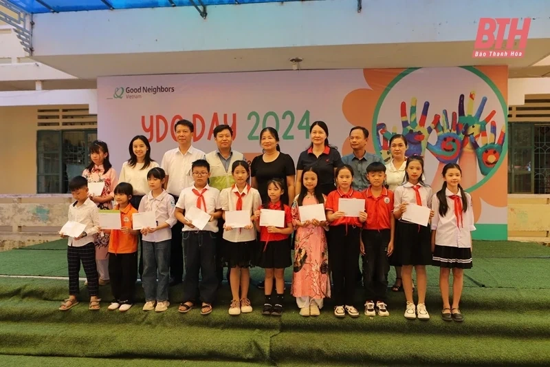 GNI tổ chức Ngày hội YDC DAY 2024 cho các em học sinh trên địa bàn huyện Vĩnh Lộc