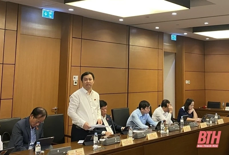 Đoàn ĐBQH tỉnh Thanh Hoá tham gia góp ý vào các dự án luật