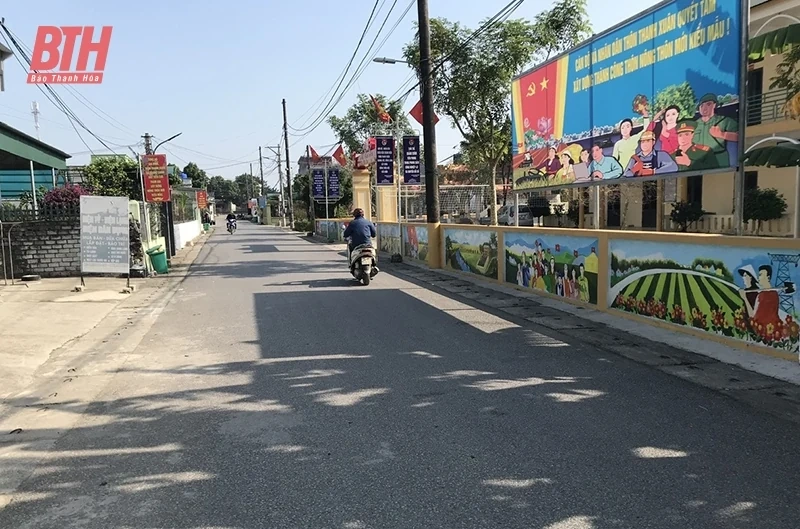 Xây dựng nông thôn mới kiểu mẫu ở thôn Thanh Xuân