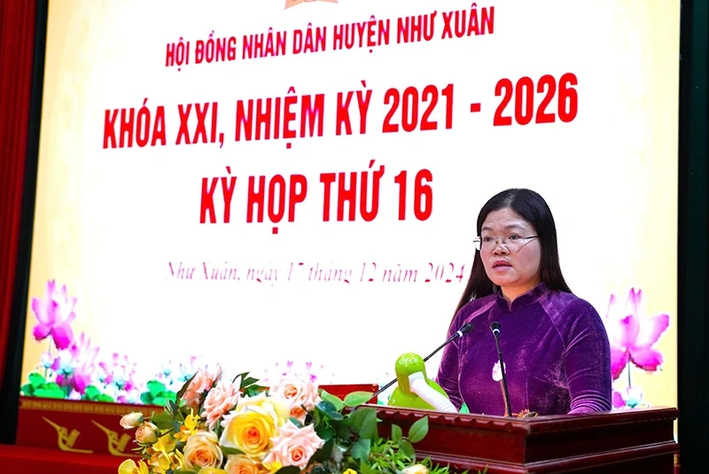 Kỳ họp thứ 16, HĐND huyện Như Xuân khóa XXI thông qua 7 Nghị quyết về phát triển kinh tế - xã hội