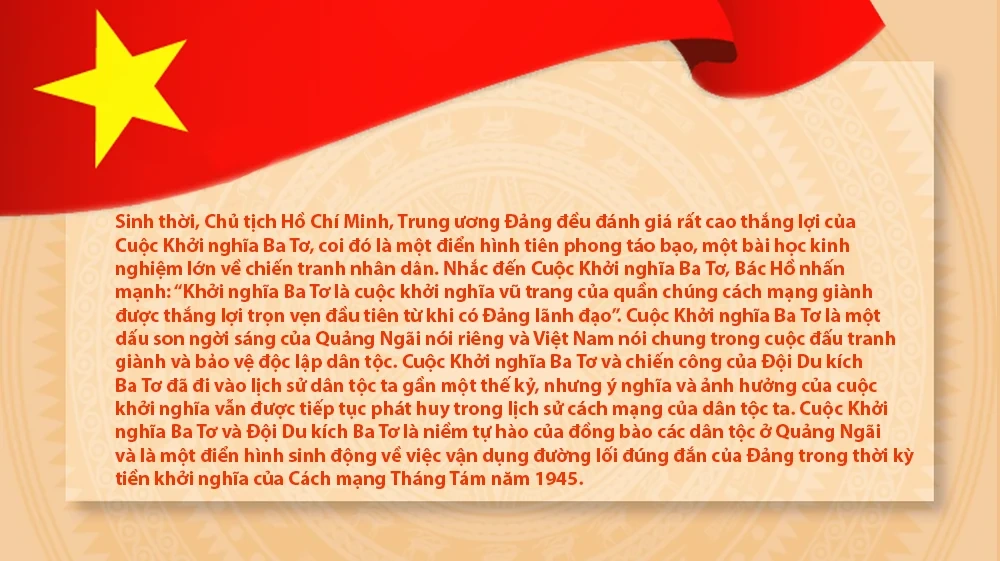 Khởi Nghĩa Ba Tơ - Giá trị lịch sử và bài học kinh nghiệm