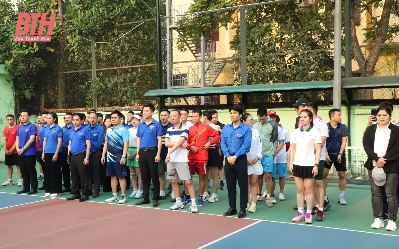 Sôi nổi Giải Pickleball chào mừng Ngày thành lập Đoàn TNCS Hồ Chí Minh