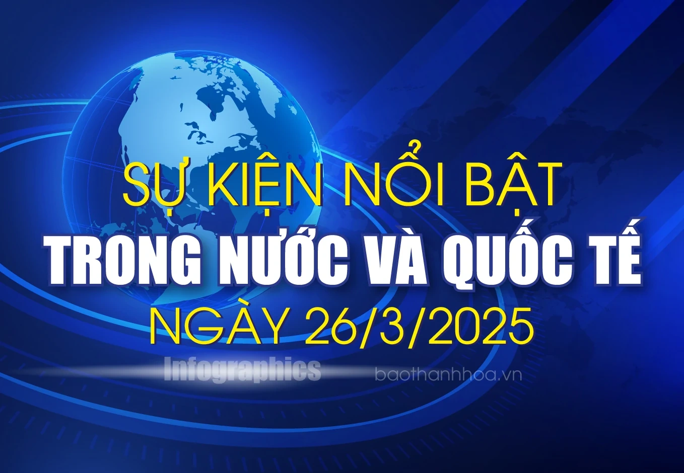 Sự kiện nổi bật trong nước, quốc tế ngày 26/3/2025