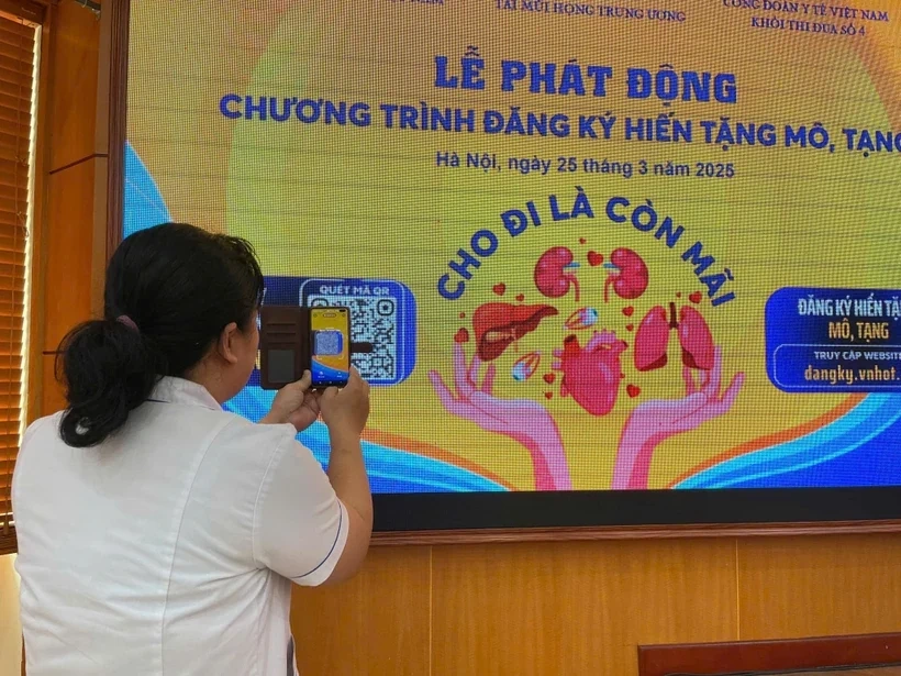 Cả nước có khoảng hơn 100.000 người đã đăng ký hiến mô, tạng