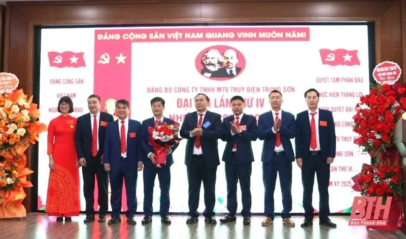 Đại hội Đảng bộ Công ty TNHH MTV Thủy điện Trung Sơn lần thứ IV thành công tốt đẹp