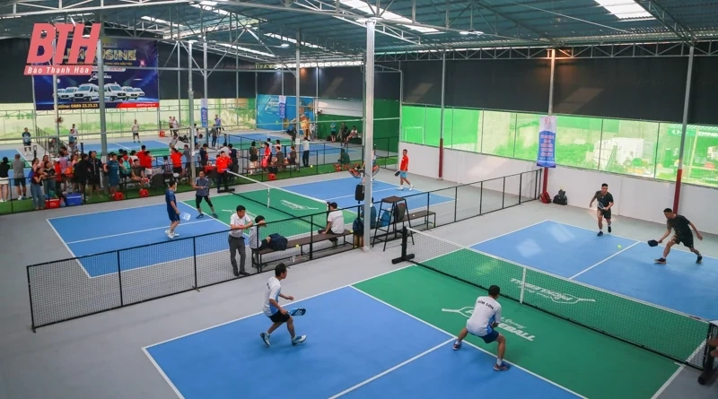 Gần 200 vận động viên, huấn luyện viên tham gia giải Pickleball trong chương trình Đại hội TDTT tỉnh