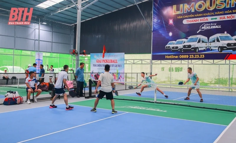 Gần 200 vận động viên, huấn luyện viên tham gia giải Pickleball trong chương trình Đại hội TDTT tỉnh