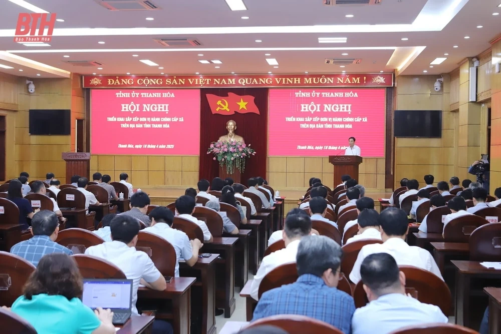 Sau sắp xếp, dự kiến Thanh Hoá còn 166 đơn vị hành chính cấp xã