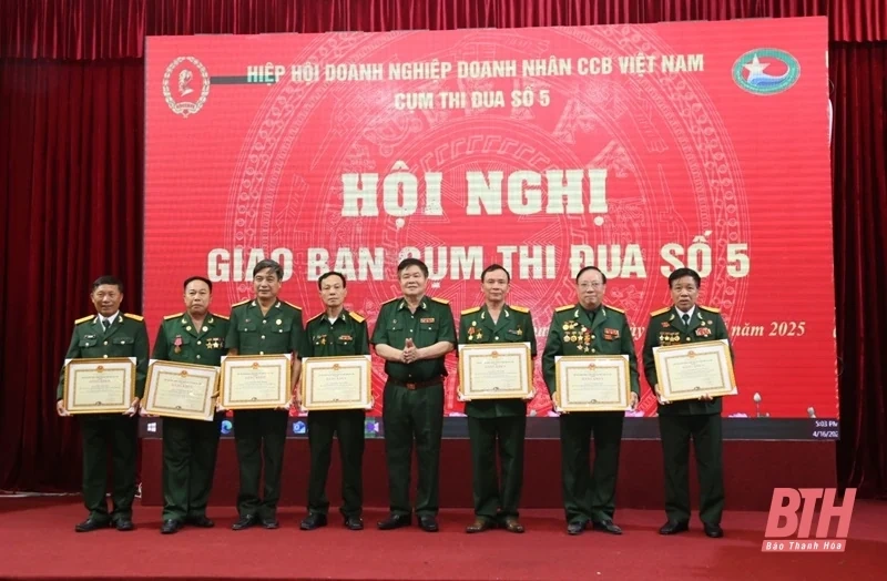 Giao ban Cụm thi đua số 5 Hiệp hội Doanh nghiệp - doanh nhân cựu chiến binh Việt Nam
