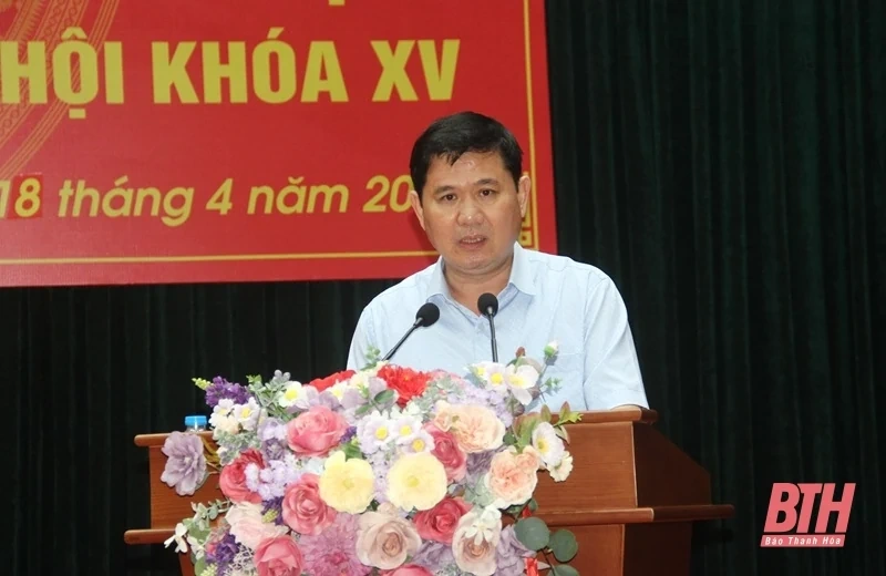 Đại biểu Quốc hội tiếp xúc cử tri TP Thanh Hóa