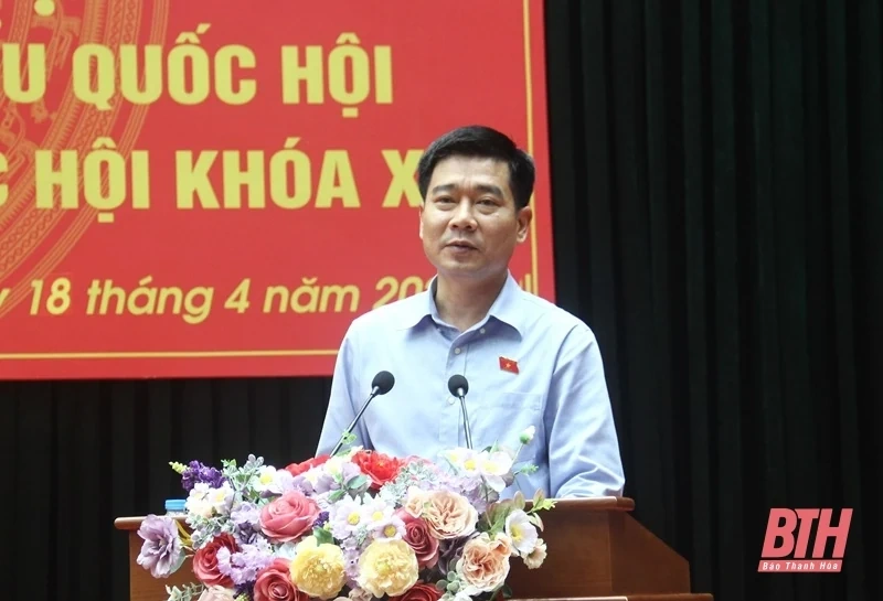 Đại biểu Quốc hội tiếp xúc cử tri TP Thanh Hóa