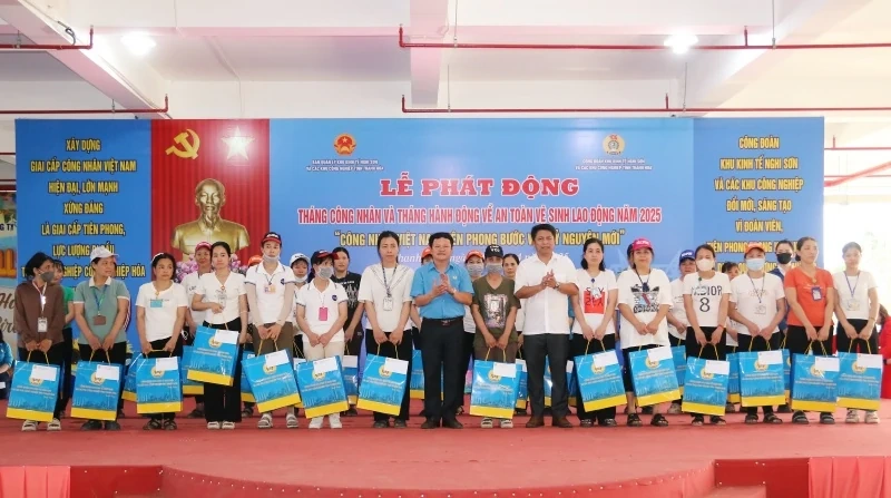 Công đoàn Khu Kinh tế Nghi Sơn và các khu công nghiệp phát động “Tháng Công nhân” năm 2025