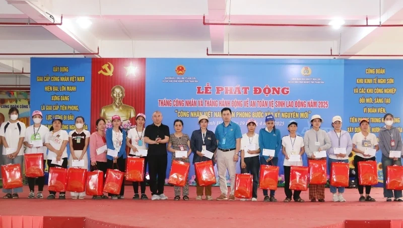 Công đoàn Khu Kinh tế Nghi Sơn và các khu công nghiệp phát động “Tháng Công nhân” năm 2025