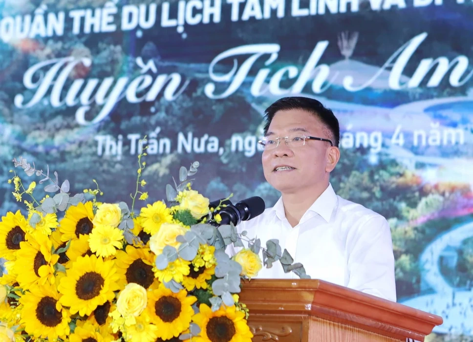 Động thổ Dự án Khu dịch vụ thương mại và cáp treo thuộc Quần thể khu du lịch tâm linh và di tích lịch sử Am Tiên