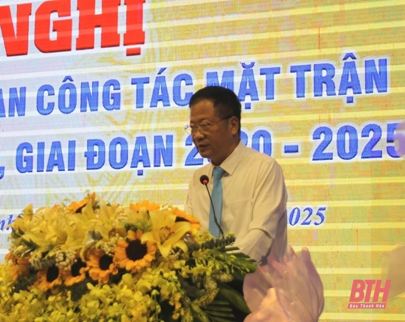 Biểu dương Trưởng ban Công tác Mặt trận tiêu biểu tỉnh Thanh Hóa, giai đoạn 2020-2025