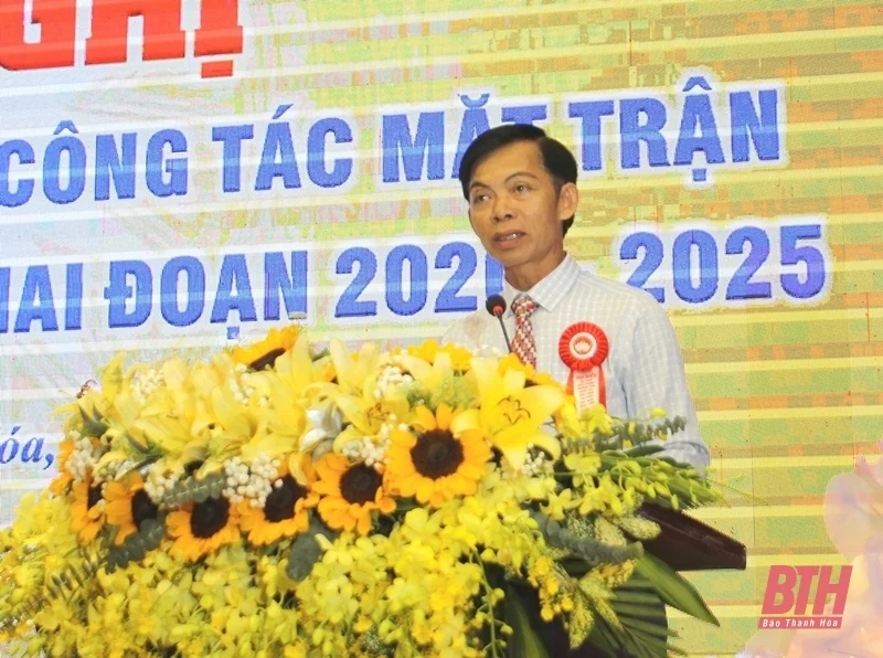 Biểu dương Trưởng ban Công tác Mặt trận tiêu biểu tỉnh Thanh Hóa, giai đoạn 2020-2025