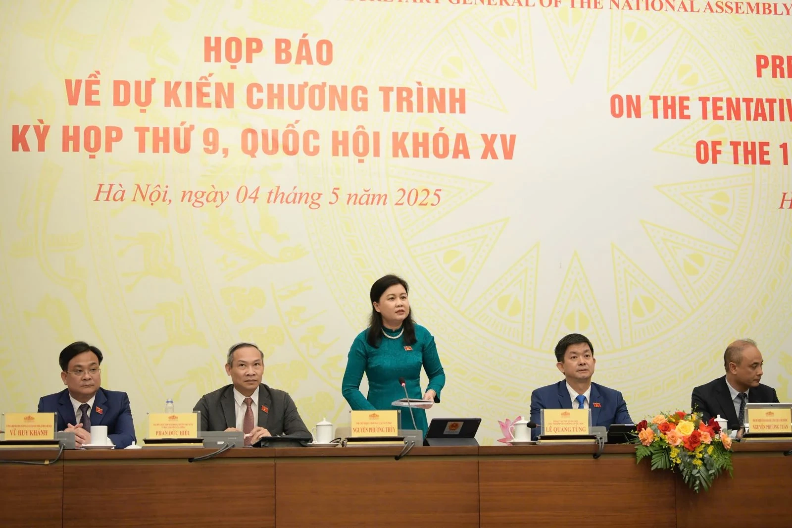 Kỳ họp thứ 9, Quốc hội khóa XV sẽ bàn về những vấn đề mang tính lịch sử