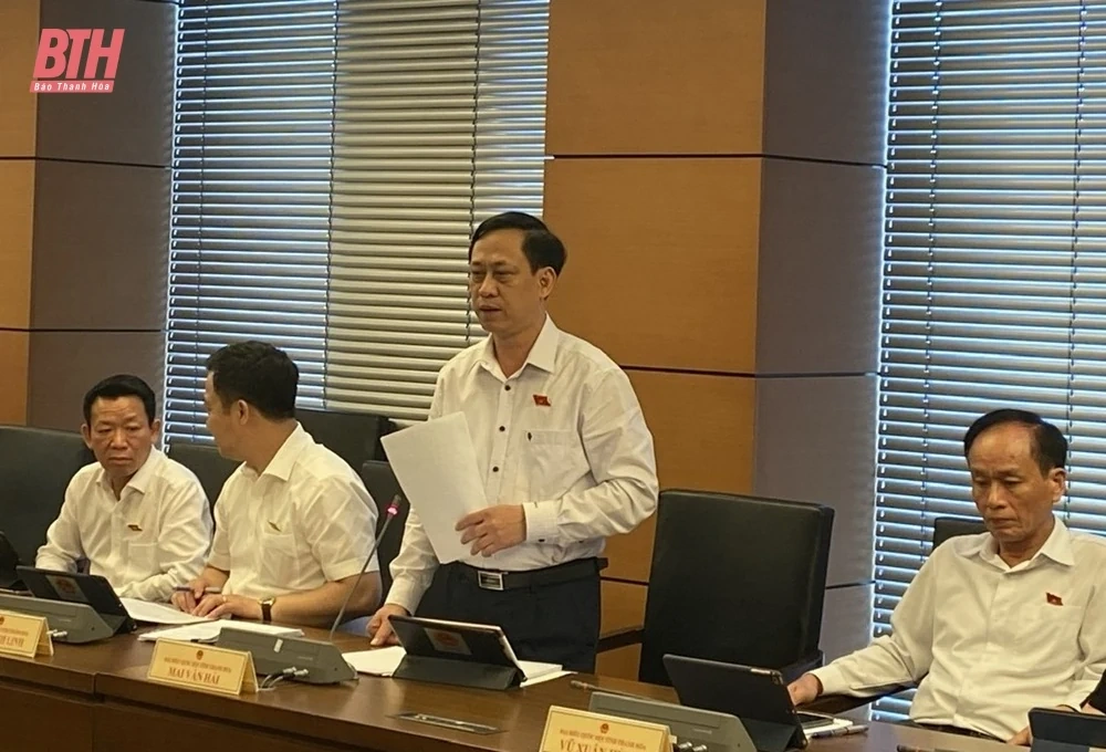 Đoàn ĐBQH Thanh Hoá tham gia góp ý vào 3 dự án luật