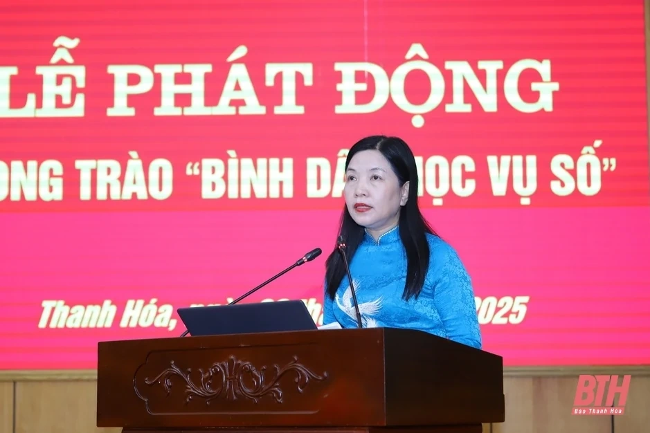 Thanh Hóa phát động phong trào “Bình dân học vụ số”