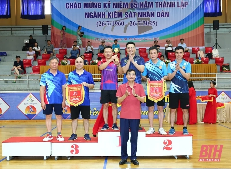 Bế mạc Hội thao ngành Kiểm sát Nhân dân hai cấp tỉnh Thanh Hóa năm 2025