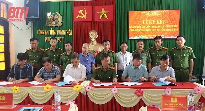 Công an tỉnh Thanh Hóa bảo đảm an toàn công tác tạm giữ, tạm giam