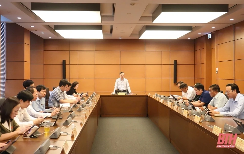 Kỳ họp thứ 9, Quốc hội khóa XV: Đoàn ĐBQH Thanh Hoá tham gia góp ý vào các dự thảo nghị quyết