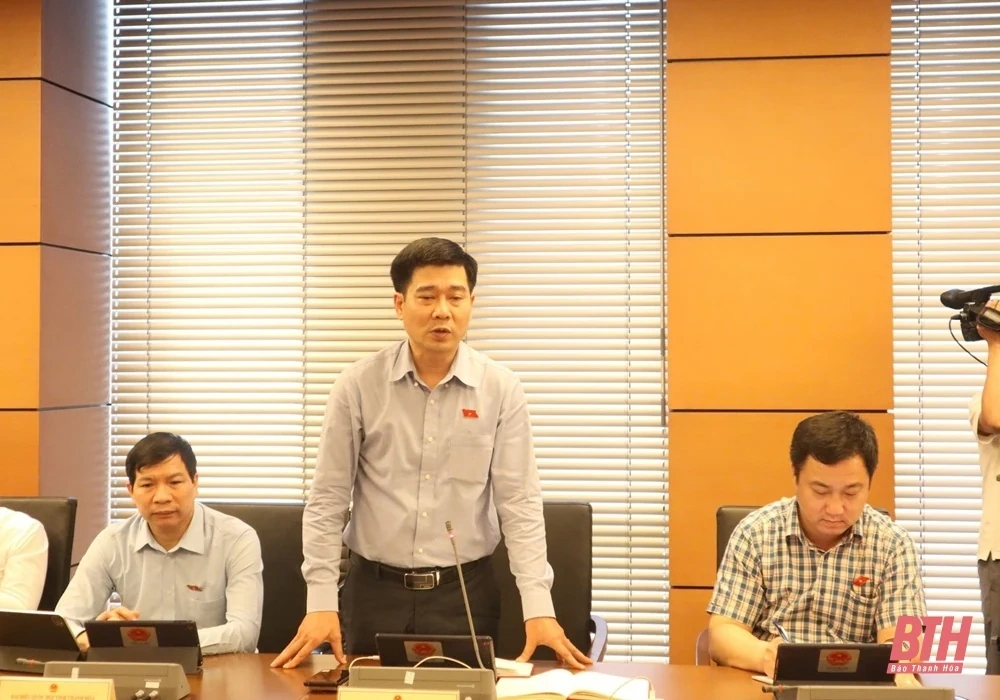 Kỳ họp thứ 9, Quốc hội khóa XV: Đoàn ĐBQH Thanh Hoá tham gia góp ý vào các dự thảo nghị quyết