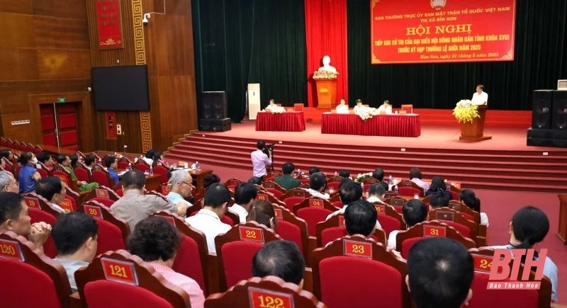 Cử tri thị xã Bỉm Sơn đề nghị hoàn trả các tuyến đường dân sinh bị ảnh hưởng do thi công các dự án