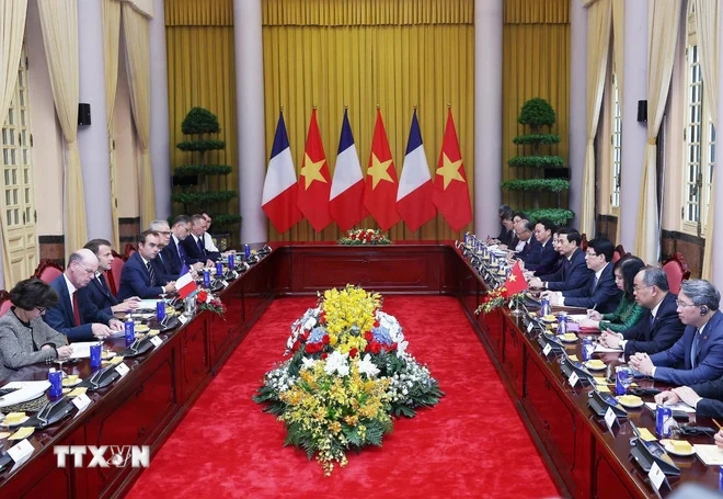 Chủ tịch nước: Quyết tâm đưa quan hệ Việt Nam-Pháp đi vào thực chất và hiệu quả