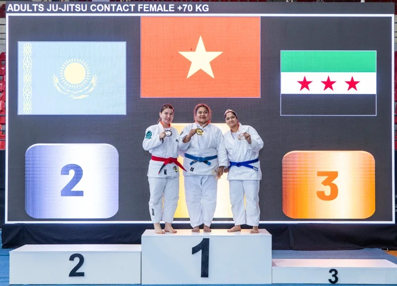 Nguyễn Thị Thanh Trúc gặt vàng cho Jujitsu Việt Nam tại giải châu Á 2025