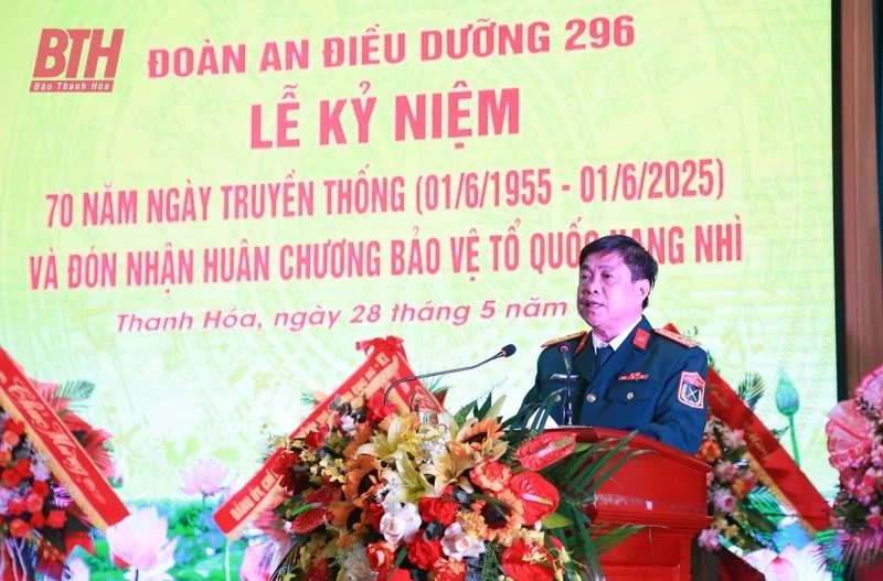Đoàn An điều dưỡng 296 kỷ niệm 70 năm thành lập và đón nhận Huân chương Bảo vệ Tổ quốc hạng Nhì