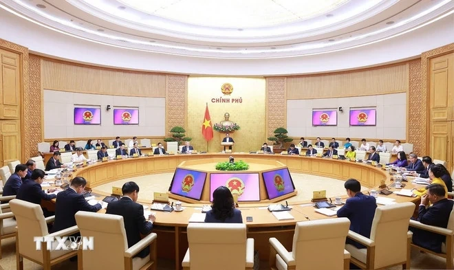 Thủ tướng Phạm Minh Chính chủ trì Phiên họp Chính phủ thường kỳ tháng 5 năm 2025