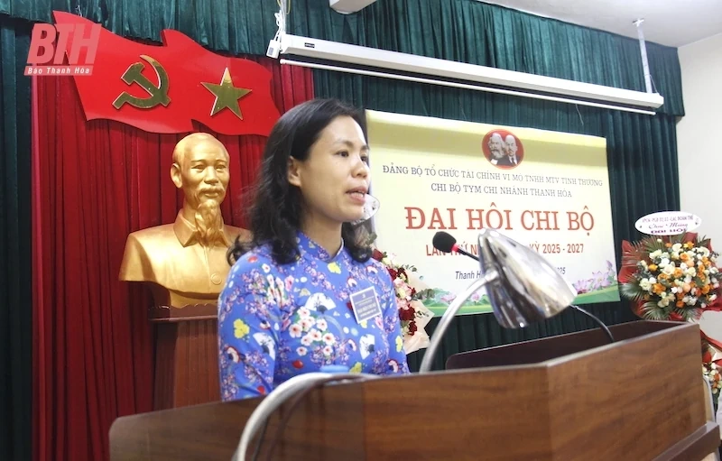 Đại hội Chi bộ TYM Chi nhánh Thanh Hóa, lần thứ I nhiệm kỳ 2025-2027