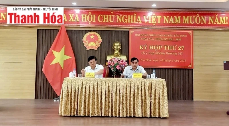 HĐND huyện Yên Định thông qua các nghị quyết về điều chỉnh kế hoạch đầu tư công